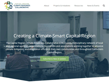 Tablet Screenshot of climatereadiness.info